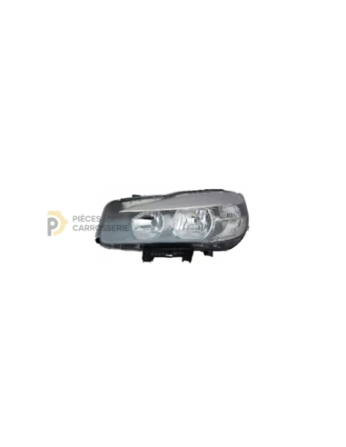 Phare gauche LED noir avec moteur H7, PY21W pour BMW F46/F45