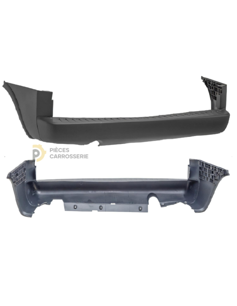 Pare-chocs arrière noir Cargo pour OPEL COMBO II (01-11)