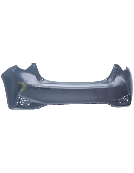 Pare-chocs arrière noir TOYOTA YARIS III 04/2017-06/2020