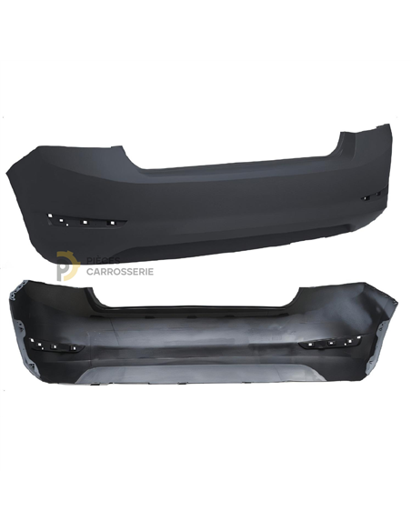 Pare-chocs arrière SKODA FABIA III 18-21 - Sans apprêt