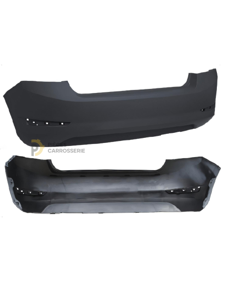 Pare-chocs arrière SKODA FABIA III 18-21 - Sans apprêt