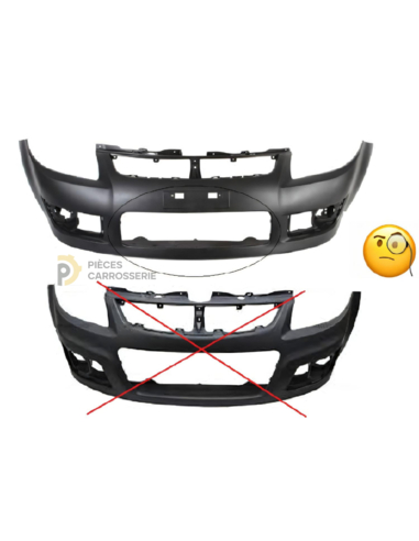 Pare-chocs avant à peindre SUZUKI SX4 I (04/2006-03/2014)