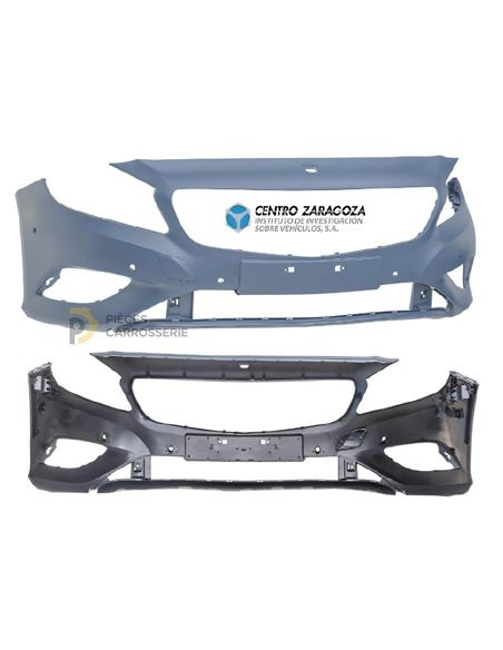 Pare-chocs avant à peindre MERCEDES W176 Classe A III 09/12-08/15