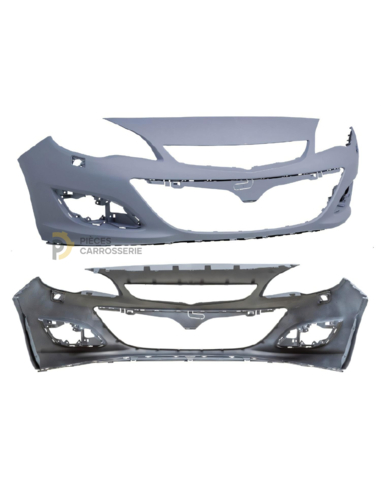 Pare-chocs avant à peindre pour OPEL ASTRA J 5 portes 2012-2015