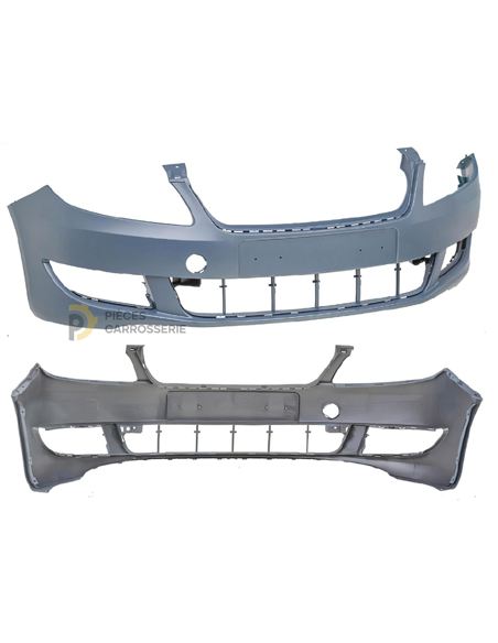 Pare-chocs avant à peindre SKODA ROOMSTER 2010-2015