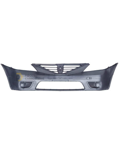 Pare-chocs avant Dacia Logan I Pick-Up noir sans antibrouillard