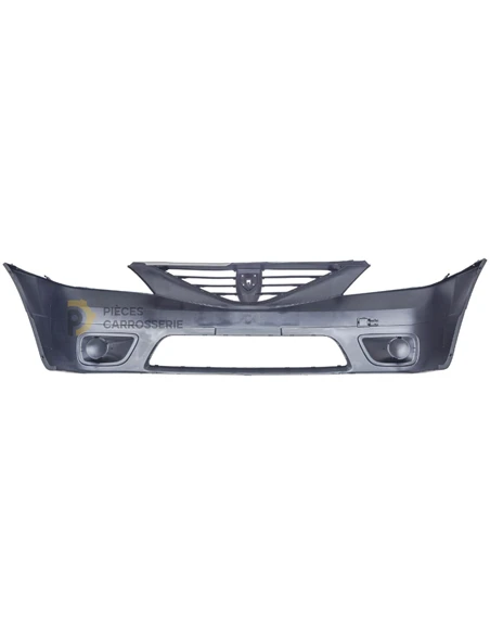 Pare-chocs avant Dacia Logan I Pick-Up noir sans antibrouillard