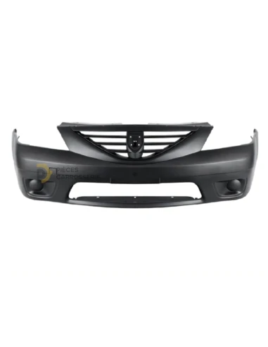 Pare-chocs avant Dacia Logan I Pick-Up noir sans antibrouillard