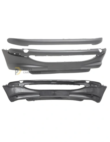 Pare-chocs avant gris PEUGEOT 206 (98-09) avec spoiler