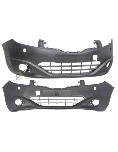 Pare-chocs avant noir NISSAN QASHQAI I + lave-phares 03-14