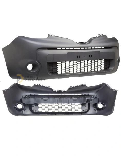 Pare-chocs avant noir complet pour RENAULT KANGOO II 2013-2021