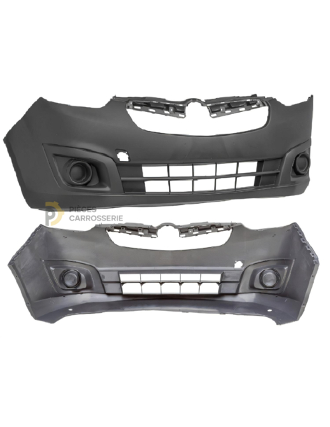 Pare-chocs avant noir OPEL COMBO III D (01/12-04/18) 2