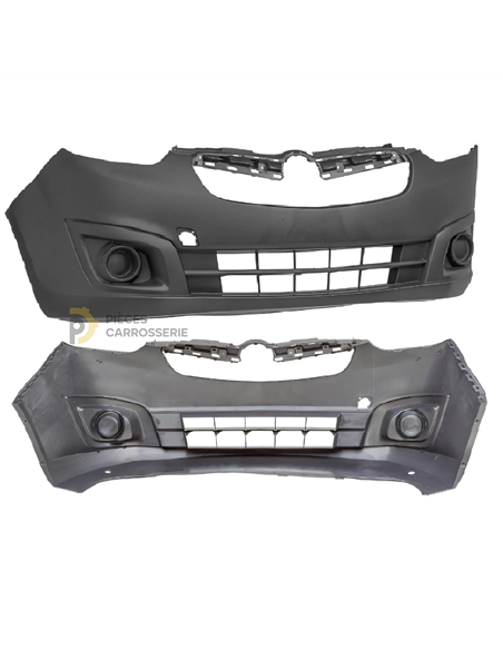 Pare-chocs avant noir OPEL COMBO III D (01/12-04/18)