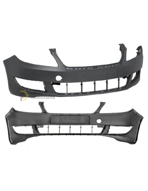 Pare-chocs avant Noir SKODA FABIA II (04/2010-10/2014) 2