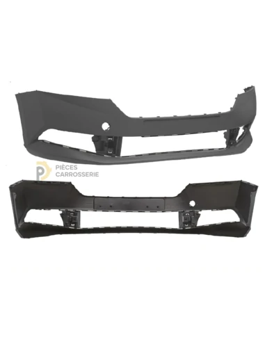 Pare-chocs avant Noir SKODA FABIA III (05/2018-06/2021)