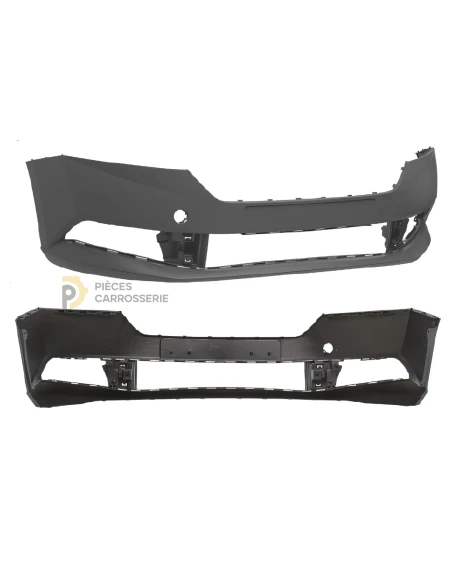 Pare-chocs avant Noir SKODA FABIA III (05/2018-06/2021)