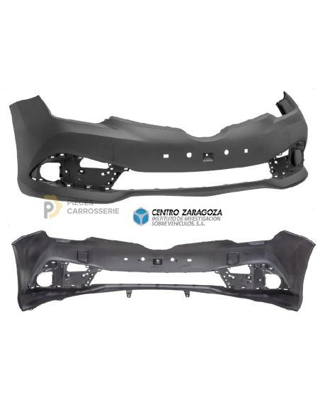 Pare-chocs avant noir TOYOTA AURIS II (E18) 06/2015 sans apprêt