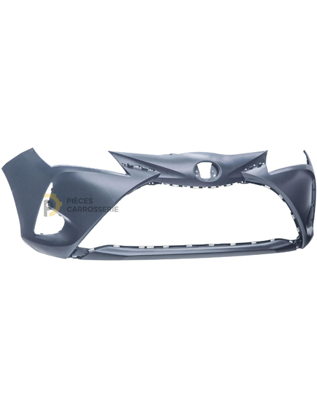 Pare-chocs avant noir TOYOTA YARIS III 04/2017-06/2020 3/5p