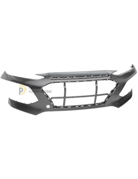 Revêtement pare-chocs avant supérieur noir pour HYUNDAI KONA