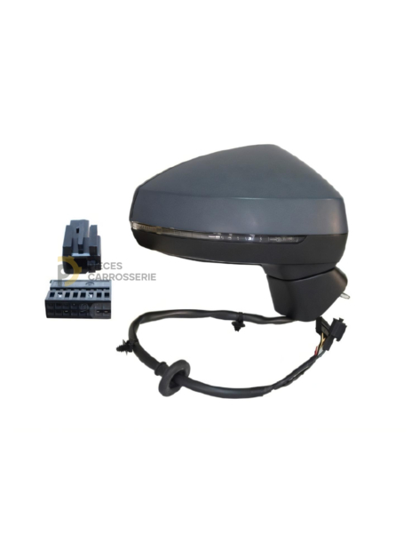Rétroviseur droit électrique à peindre + feu + mémoire AUDI A3