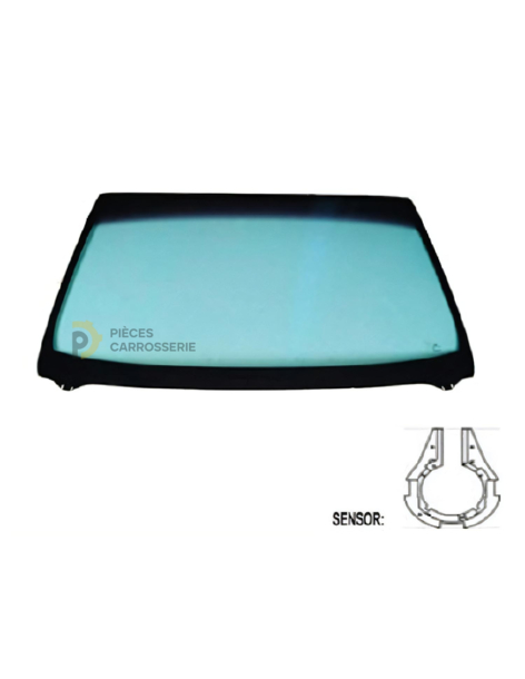 Pare-brise teinté vert acoustique AUDI A6 IV & III 2008-2015