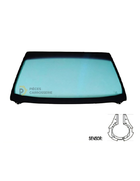 Pare-brise teinté vert acoustique AUDI A6 IV & III 2008-2015