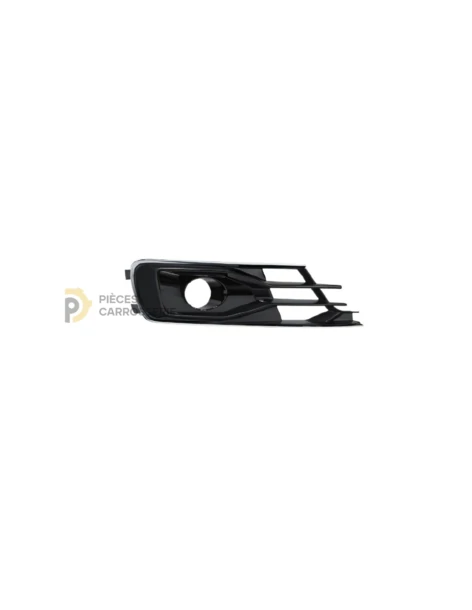 Grille droite pare-chocs avant noire + chrome AUDI A6 IV 