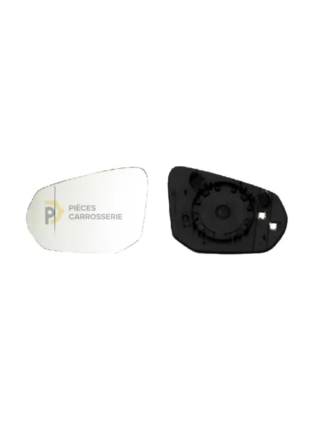 Glace chauffante rétroviseur gauche grand angle AUDI Q3 II