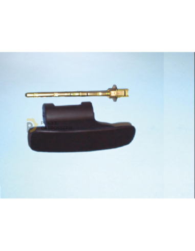 Poignée coulissante gauche noire pour Citroën Berlingo I 