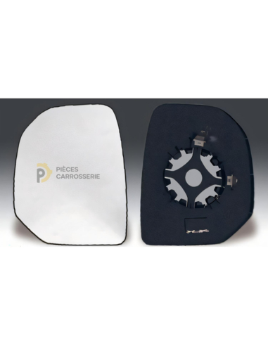 Glace chauffante pour rétroviseur gauche CITROEN BERLINGO II