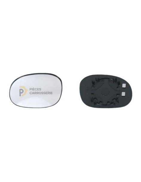 Glace grand angle pour rétroviseur gauche CITROEN C2 09/03-01/10