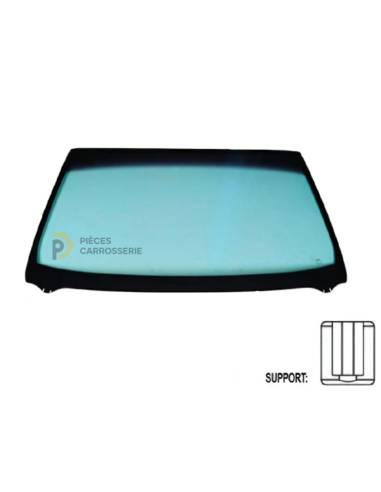 Pare-brise teinté vert CITROEN C2 (09/03 - 01/10)