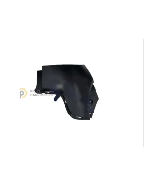 Crosse droite parechocs arrière noire lisse CITROEN C3 AIRCROSS