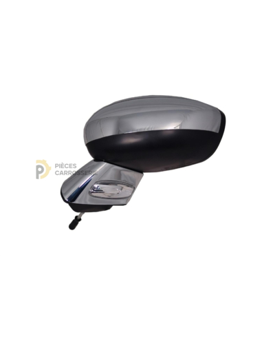Rétroviseur gauche électrique + feu chrome pour CITROEN C3 II