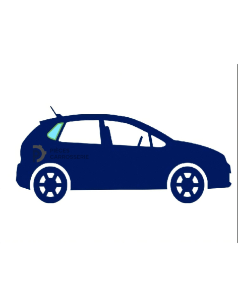 Vitre latérale fixe droite teintée pour CITROEN C3 II 2009-2016