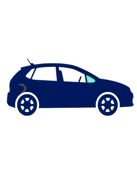 Vitre latérale fixe avant droite teintée verte CITROEN C3 II