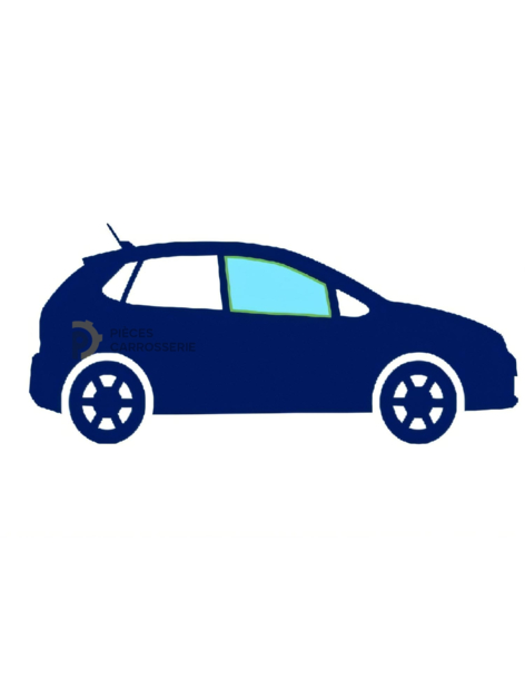 Vitre latérale avant droite teintée verte pour CITROEN C3 III