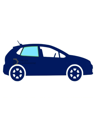 Vitre latérale arrière teintée verte pour CITROEN C3 III