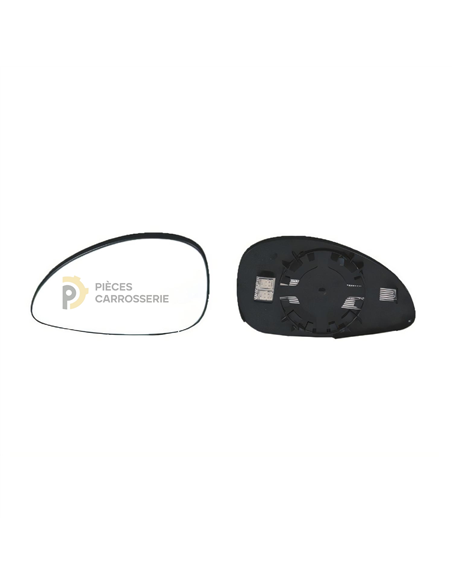Glace rétroviseur gauche chauffant pour CITROEN C4 I