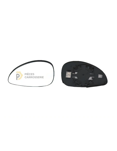 Glace rétroviseur gauche chauffant pour CITROEN C4 I