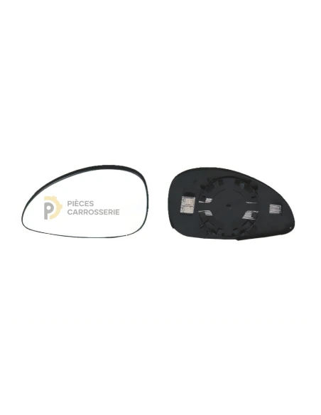 Glace rétroviseur gauche chauffant pour CITROEN C4 I