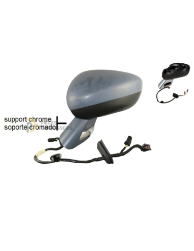 Rétroviseur gauche électrique à peindre pour CITROEN DS3