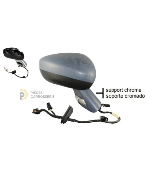 Rétroviseur droit électrique à peindre pour CITROEN DS3 2016-2020
