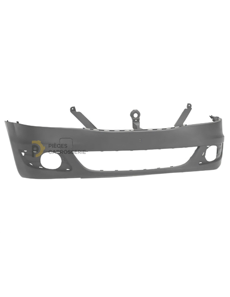 Pare-chocs avant noir pour Dacia Logan I phase 2 MCV 2008-2012