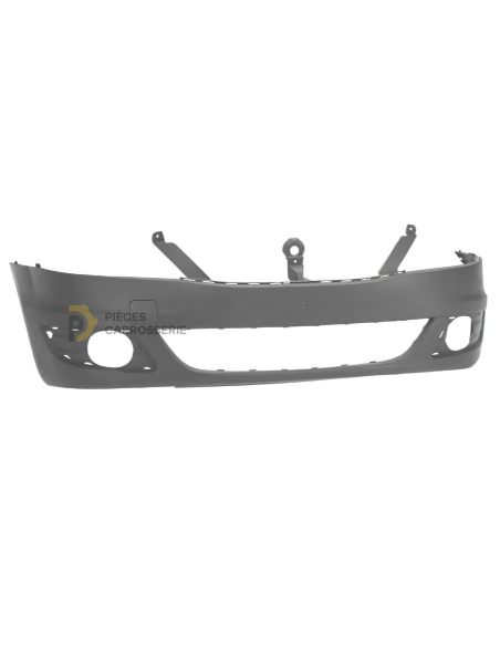 Pare-chocs avant noir pour Dacia Logan I phase 2 MCV 2008-2012