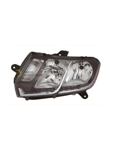 Phare gauche H1+H7 pour Dacia Sandero II et Stepway II