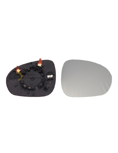 Glace rétroviseur droit chauffant pour FIAT 500X phase 1
