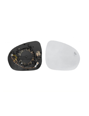 Glace chauffante rétro droit pour FIAT 500X phase 1 (15-19)