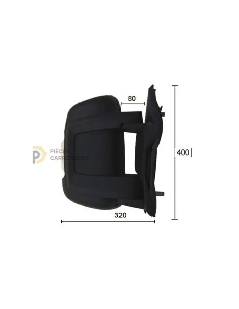 Rétroviseur droit manuel + feu pour FIAT DUCATO III 06/2006-14