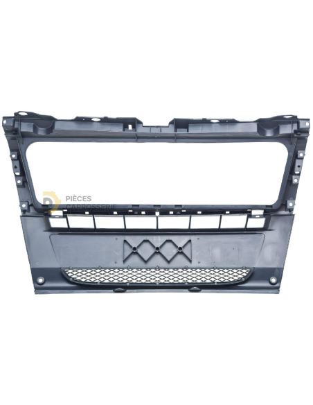 Centre pare-chocs avant noir compatible FIAT DUCATO III 06/06-05/14